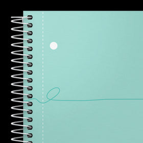 OXFORD Cahier à spirales Smart # A4+ - Grands carreaux - 160 pages détachables - Couverture cartonnée souple - Compatible Scribzee - Vert pastel