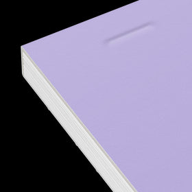 OXFORD bloc notes perforé Smart # A4+ - Grands carreaux - 80 feuilles agrafées (160 pages) - Compatible Scribzee - Violet pastel