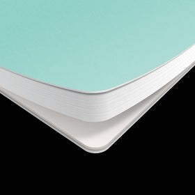 OXFORD Cahier à spirales Smart # A4+ - Grands carreaux - 160 pages détachables - Couverture cartonnée souple - Compatible Scribzee - Vert pastel