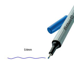 Pochette de 6 stylos-feutres PELIKAN Fineliner 96 - Coloris assortis