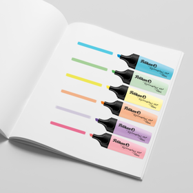 Pochette de 6 surligneurs PELIKAN 490 - Coloris assortis Pastel