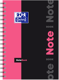 Cahier à spirales NOTEBOOK OXFORD # Couverture rigide - 160 pages B5 (17,6x25cm) - ligné