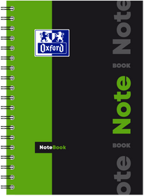 Cahier à spirales NOTEBOOK OXFORD # Couverture rigide - 160 pages B5 (17,6x25cm) - ligné