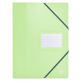 OXFORD Porte-vues School Life A4 # 80 vues / 40 Pochettes - Plastique - Vert pastel