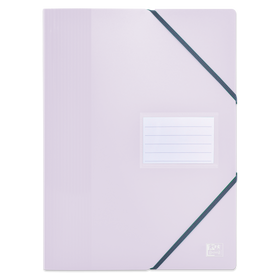OXFORD Porte-vues School Life A4 # 80 vues / 40 Pochettes - Plastique - Violet pastel