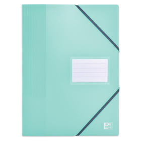 OXFORD Porte-vues School Life A4 # 80 vues / 40 Pochettes - Plastique - Bleu pastel
