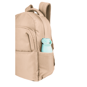 OXFORD B-READY Sac à dos 2 compartiments # Dimensions 30x42x15cm - 23L - Fermeture éclair -  Polyester recyclé - Beige