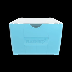 OXFORD FLASHBOX # Capacité : 500 flashcards Flash 2.0 (7,5x12,5 cm) - Polypropylène - Bleu pastel 