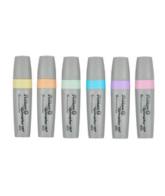 Pochette de 6 surligneurs PELIKAN 490 ECO coloris assortis Pastel