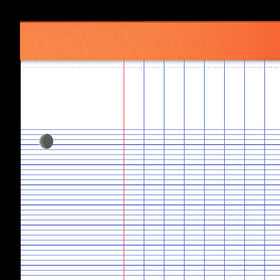 Lot de 3 blocs-notes perforés OXFORD # A4+ - Grands carreaux - 80 feuilles agrafées - Compatibles Scribzee