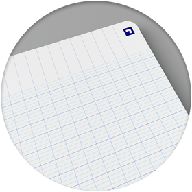 OXFORD Cahier à spirales souples Smart # A4+ - Grands carreaux - 100 pages  - Couverture cartonnée souple - Compatible Scribzee - Noir