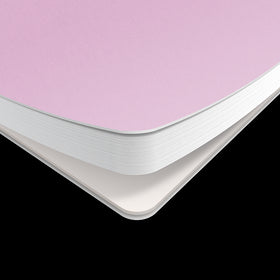 OXFORD Cahier à spirales Smart # A4+ - Grands carreaux - 160 pages détachables - Couverture cartonnée souple - Compatible Scribzee - Rose pastel