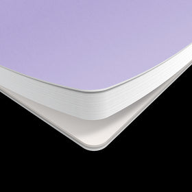 OXFORD Cahier à spirales Smart # A4+ - Grands carreaux - 160 pages détachables - Couverture cartonnée souple - Compatible Scribzee - Violet pastel