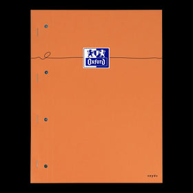 Lot de 3 blocs-notes perforés OXFORD # A4+ - Grands carreaux - 80 feuilles agrafées côté - Compatibles Scribzee