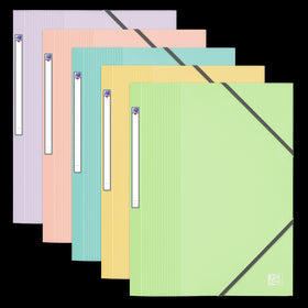 OXFORD Chemise à élastique School Life A4 # Plastique - Vert pastel