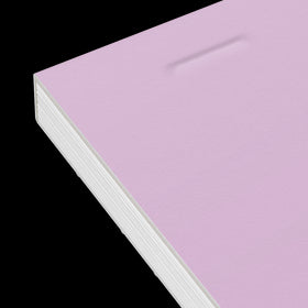 OXFORD bloc notes perforé Smart # A4+ - Grands carreaux - 80 feuilles agrafées (160 pages) - Compatible Scribzee - Rose pastel