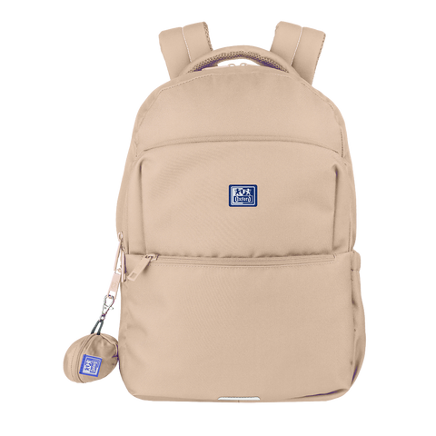 OXFORD B-READY Sac à dos 2 compartiments # Dimensions 30x42x15cm - 23L - Fermeture éclair -  Polyester recyclé - Beige