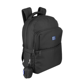 OXFORD B-READY Sac à dos 2 compartiments # Dimensions 30x42x15cm - 23L - Fermeture éclair -  Polyester recyclé - Noir