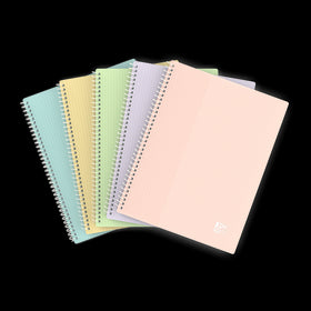 OXFORD protège-documents pour fiches bristol A5 School Life # 80 vues / 40 pochettes - Plastique - Vert pastel