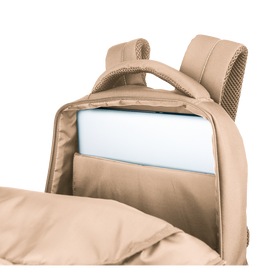 OXFORD B-READY Sac à dos 2 compartiments # Dimensions 30x42x15cm - 23L - Fermeture éclair -  Polyester recyclé - Beige