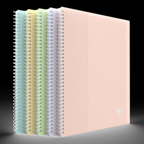 OXFORD protège-documents pour fiches bristol A5 School Life # 80 vues / 40 pochettes - Plastique - Vert pastel