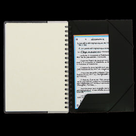 Cahier à spirales NOMADBOOK OXFORD # Couverture polypro - 160 pages B5 (17,6x25cm) - grands carreaux