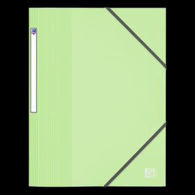 OXFORD Chemise à élastique School Life A4 # Plastique - Vert pastel