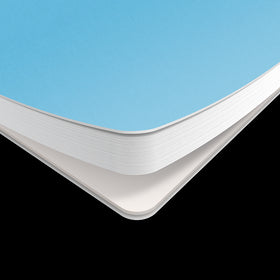 OXFORD Cahier à spirales Smart # A4+ - Grands carreaux - 160 pages détachables - Couverture cartonnée souple - Compatible Scribzee - Bleu pastel