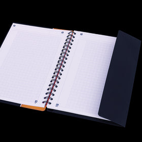 Cahier à spirales NOMADBOOK OXFORD # Couverture polypro - 160 pages B5 (17,6x25cm) - grands carreaux