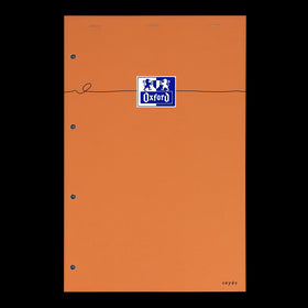 Lot de 3 blocs-notes perforés OXFORD # A4+ - Grands carreaux - 80 feuilles agrafées - Compatibles Scribzee