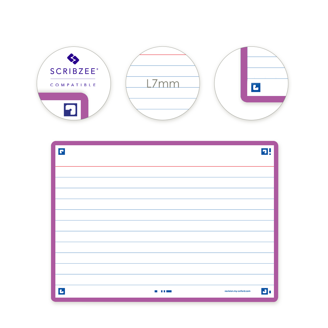 OXFORD Flash 2.0 – Lot De 80 Fiches Bristol 7,5 X 12,5 Cm Lignées Recto-Verso – Couleurs Assorties